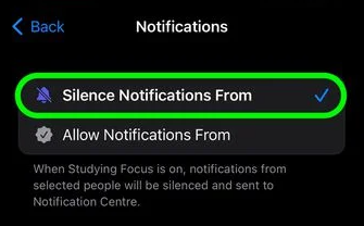 How to Silence Notifications on iPhone For One Person